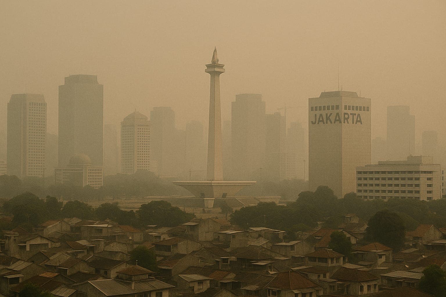 Warga Diminta Pakai Masker, Kualitas Udara Jakarta Masuk 3 Besar Terburuk Dunia.jpg