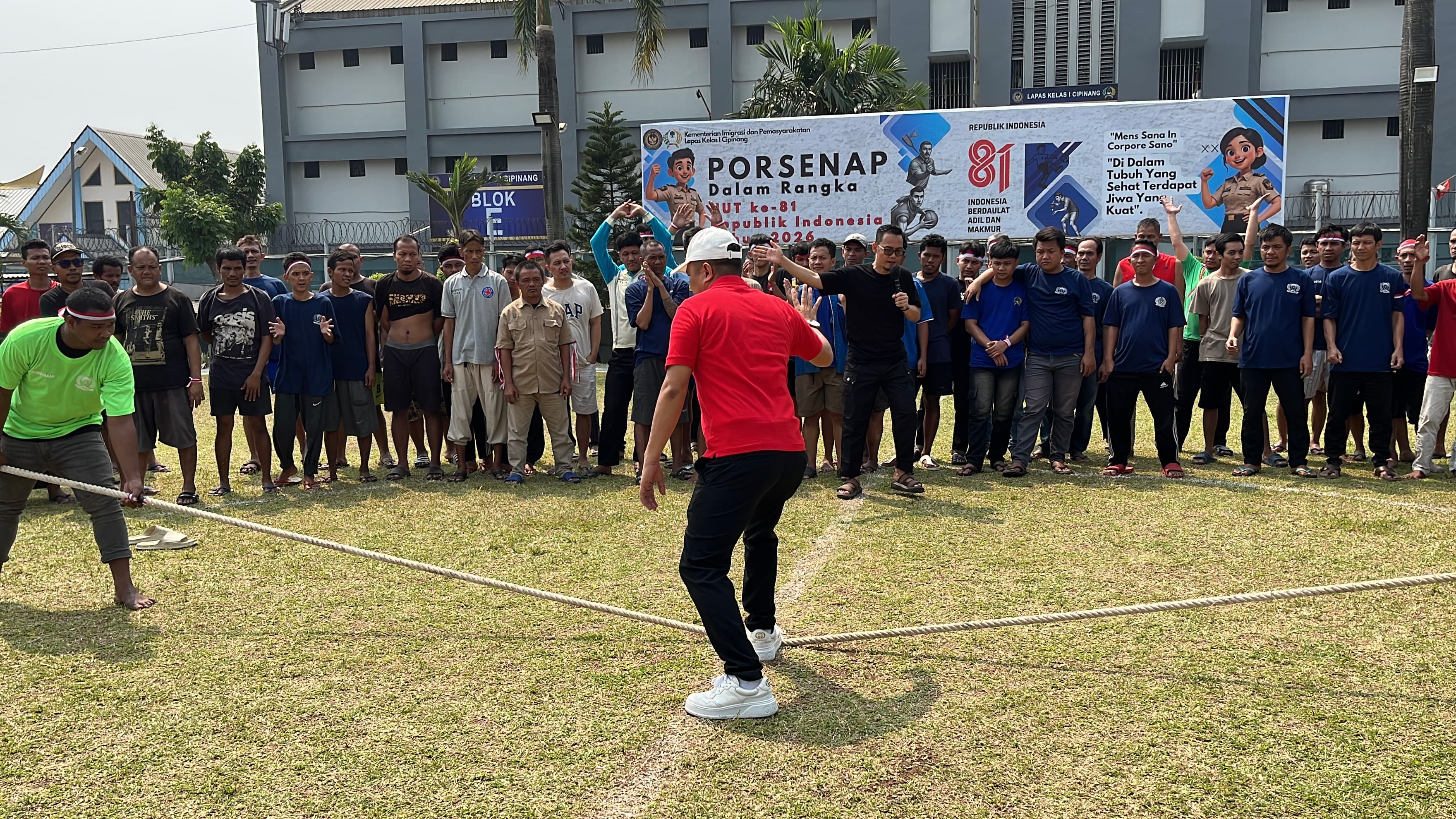 Semarak HUT Ke-81 RI, Lomba 17-an Warnai Suasana di Lapas Cipinang.jpg