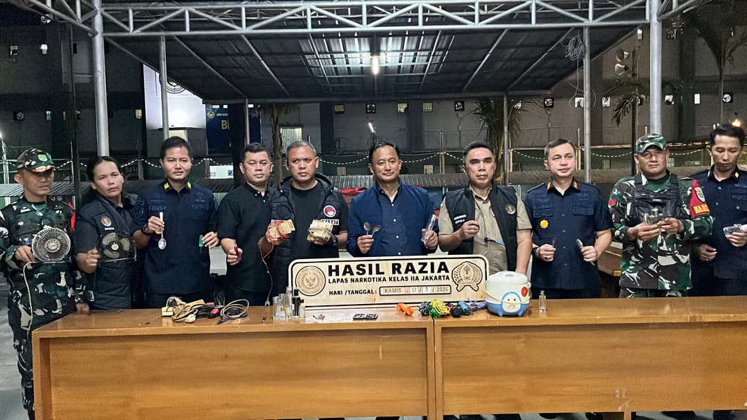 Tak-Temukan-Narkoba-dan-HP-Ilegal,-Razia-Lapas-Narkotika-Jakarta-Sasar-2.000-Warga-Binaan